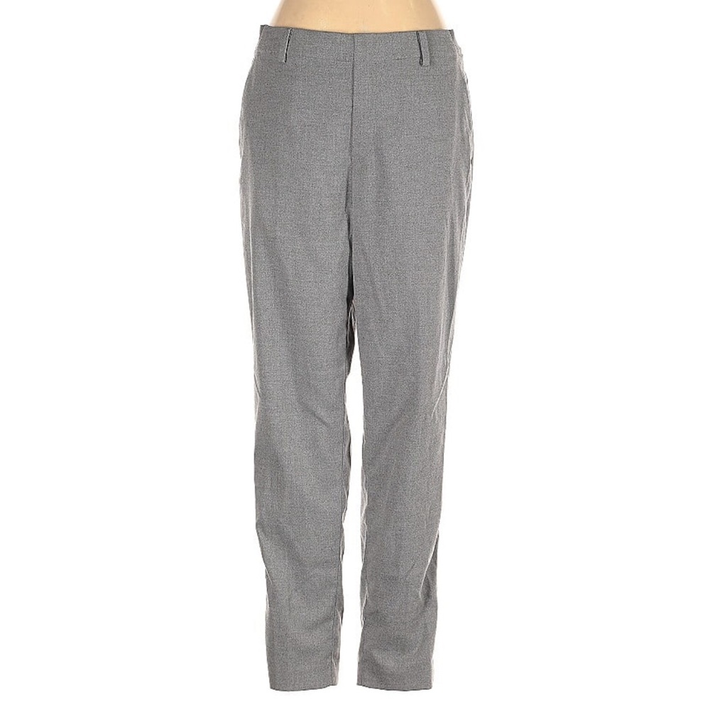 UNIQLO gray straight leg work pants, size S